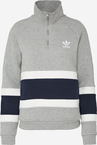 ADIDAS ORIGINALS Sweatshirt in Grijs: voorkant