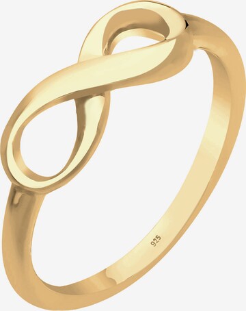 ELLI Ring 'Infinity' in Goud: voorkant