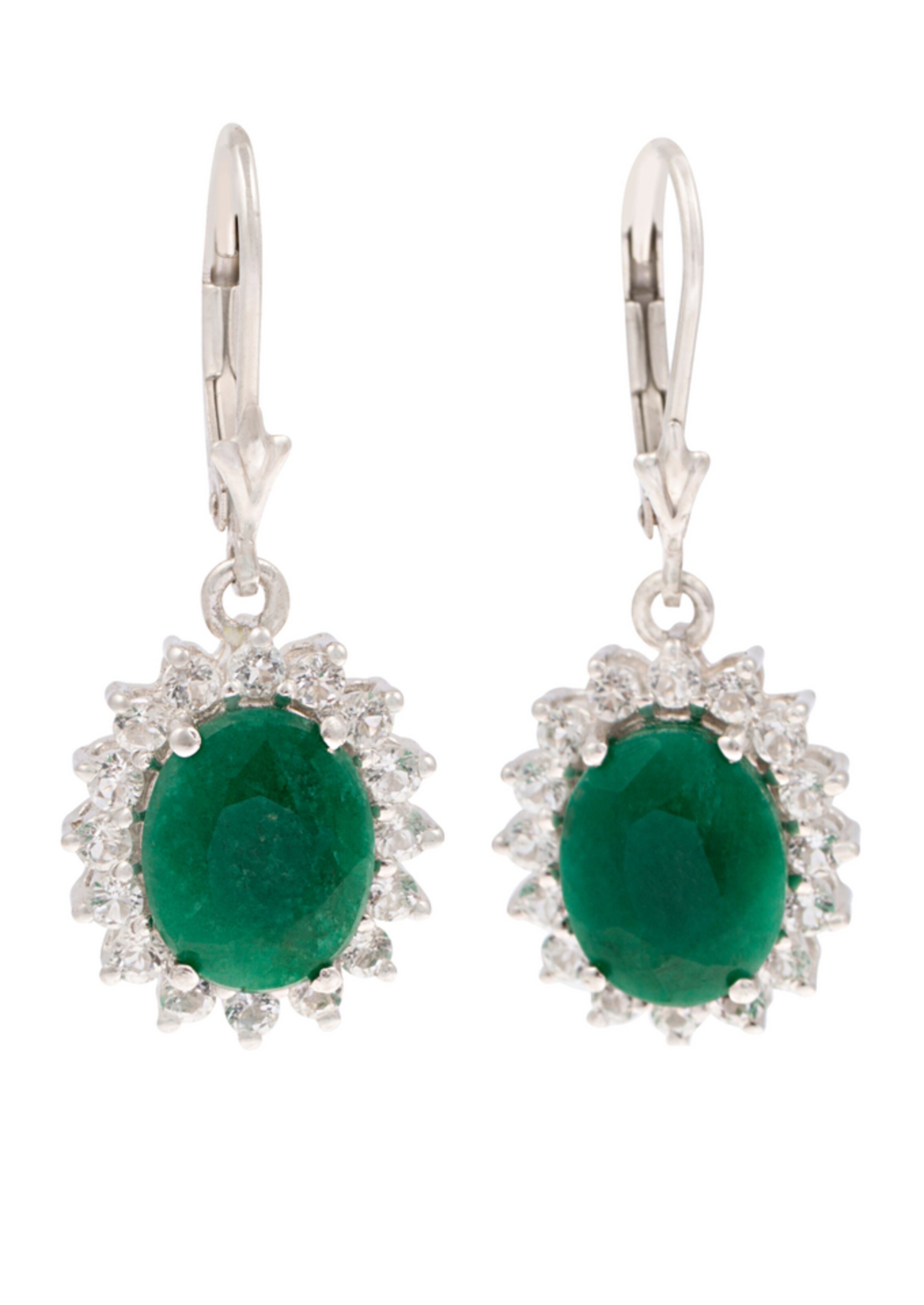 VIVANCE Ohrringe in Grün: Vorderseite