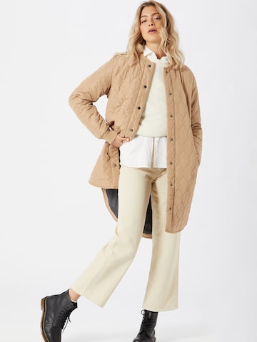 Kaffe Between-Seasons Coat 'Shally' in Beige: front