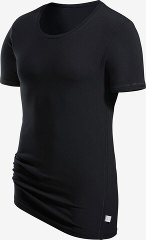 Maillot de corps s.Oliver en noir : devant