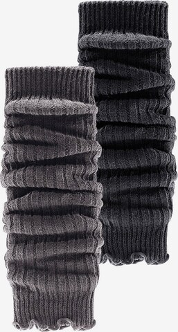 SYMPATICO Leg Warmers in Grey: front