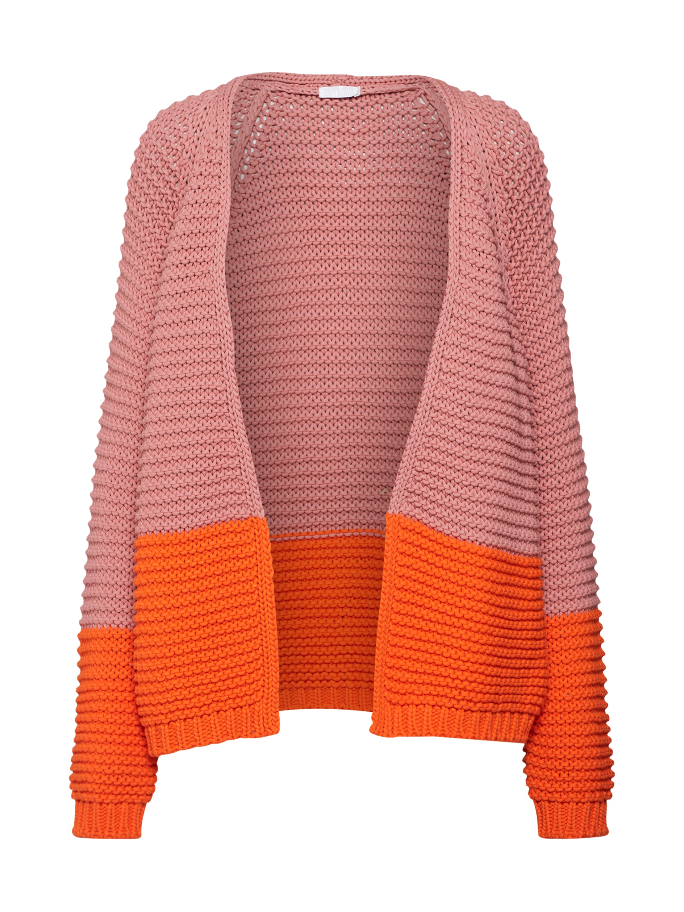 DRYKORN - Gebreid vest 'DRENA' in de kleur Donkeroranje