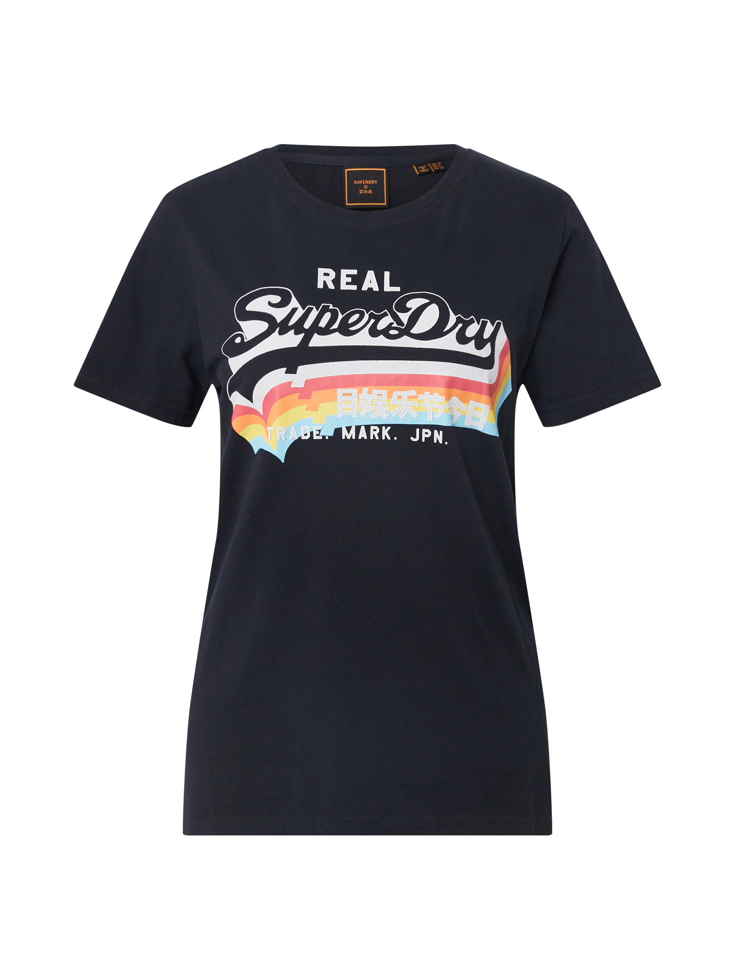 Odzież Plus size Superdry Koszulka w kolorze Granatowym 