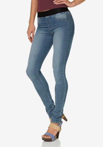 ARIZONA Skinny Jeggings in Blue: front