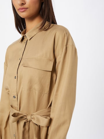 Robe-chemise 'Khady Rosanna' MSCH COPENHAGEN en beige