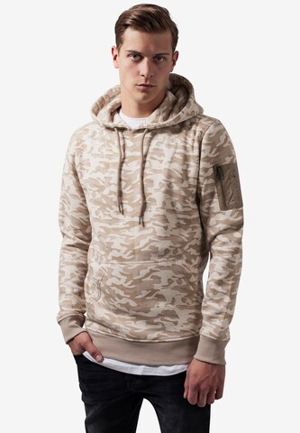 Urban Classics Sweatshirt in Beige: voorkant