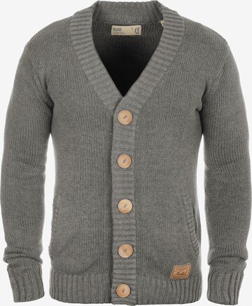 !Solid Cardigan 'Payton' in Grau: predná strana