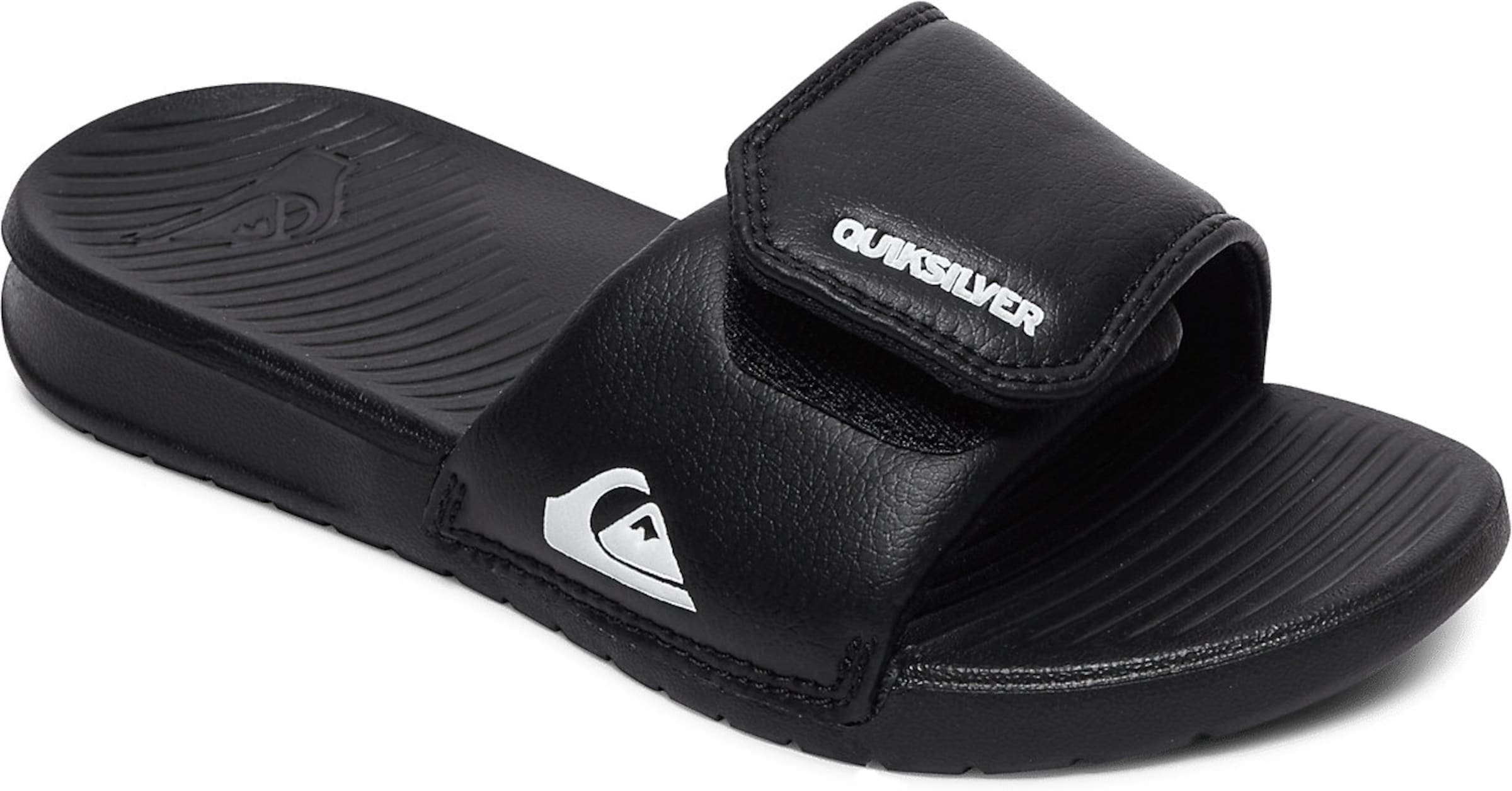 Claquettes / Tongs 'Bright' QUIKSILVER en noir : devant
