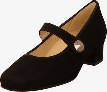 HASSIA Slingback Pumps in Black: front