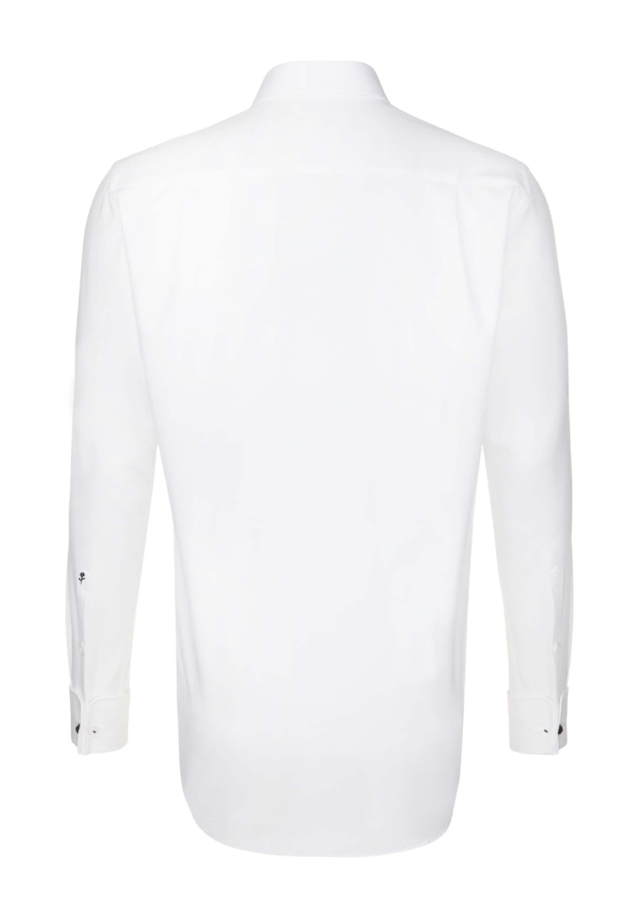 SEIDENSTICKER Regular fit Zakelijk overhemd 'Modern' in Wit