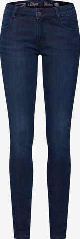 s.Oliver Skinny Jeans in Blauw: voorkant