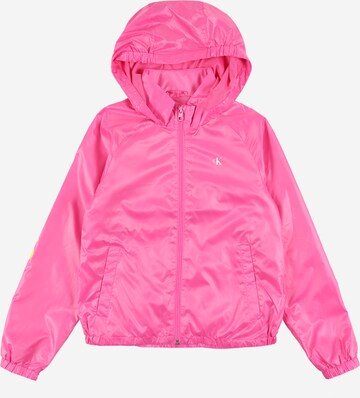 Calvin Klein Jeans Jacke in Pink: predná strana