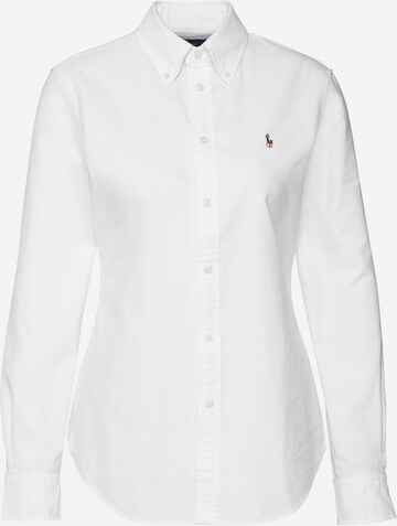 Polo Ralph Lauren Blouse in Wit: voorkant