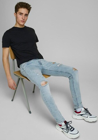 JACK & JONES Skinny Τζιν 'Liam' σε μπλε