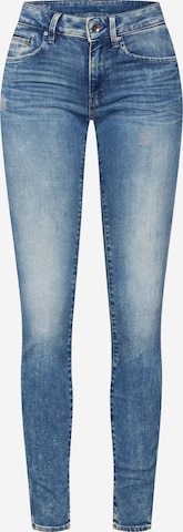 G-Star RAW Skinny Jeans 'Midge' i blå: framsida