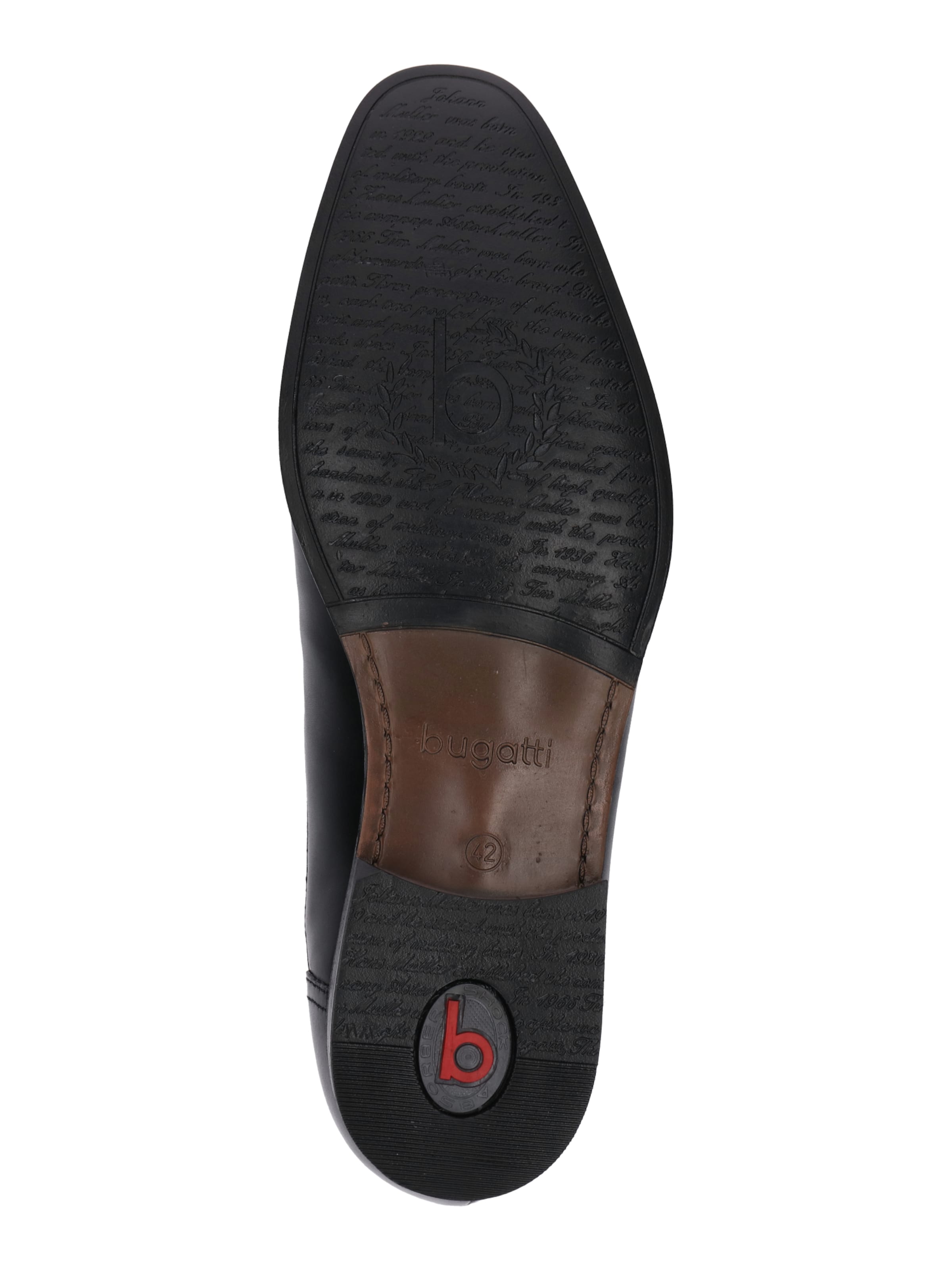 Chaussure à lacets 'Mattia II' bugatti en noir
