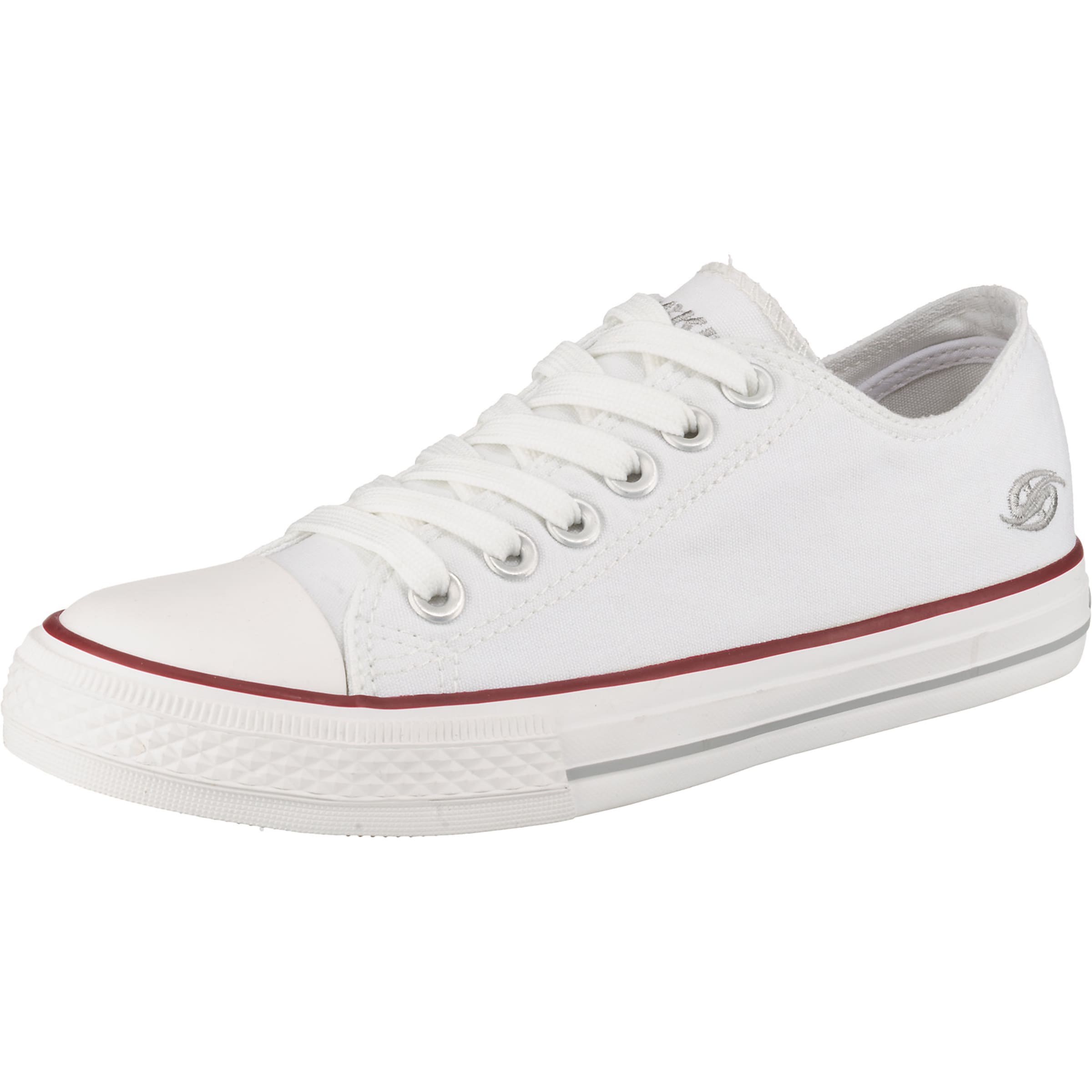 Baskets basses Dockers by Gerli en blanc : devant