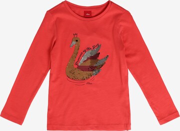 T-Shirt s.Oliver Junior en rose : devant