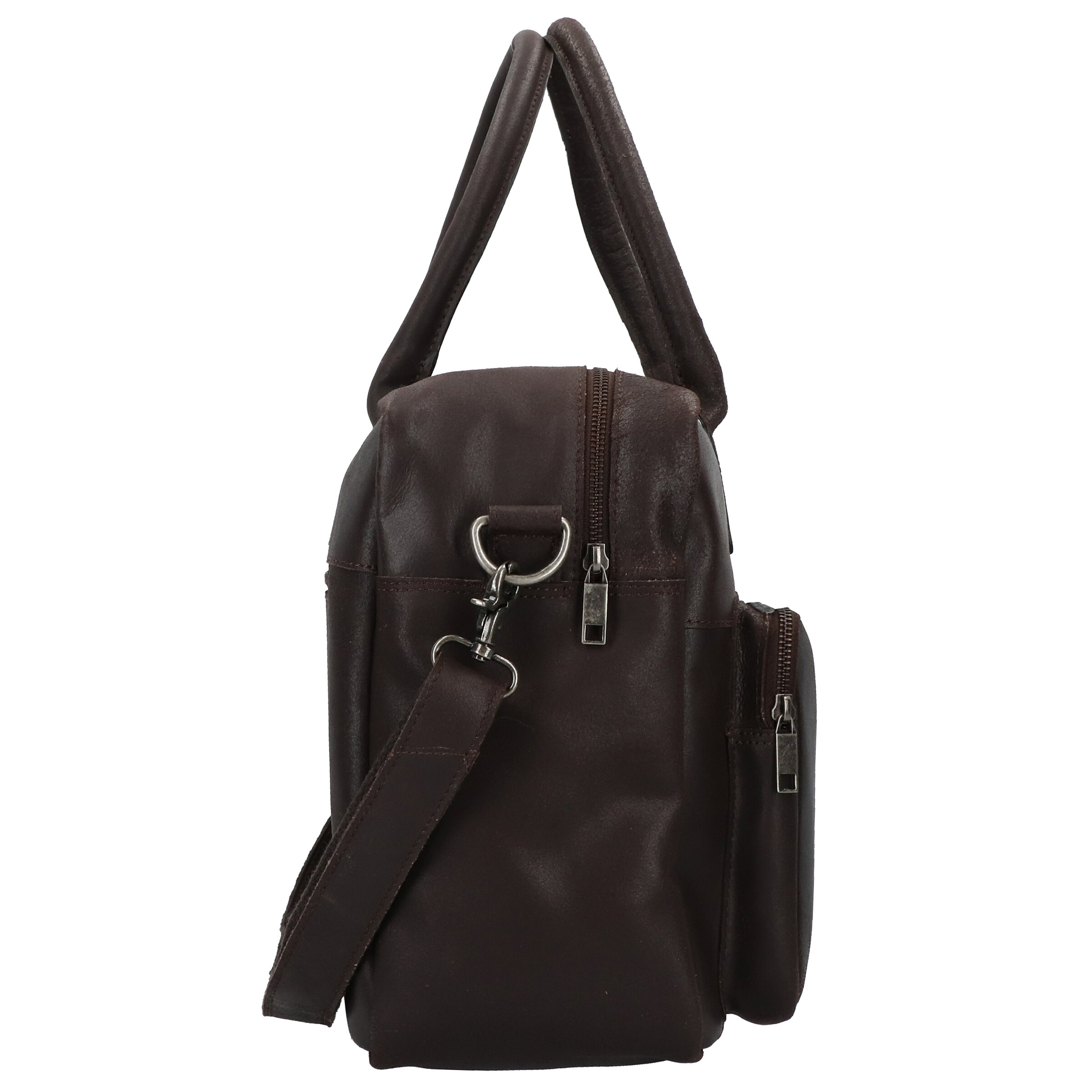 Burkely Document bag 'Vintage Mitch' in Brown