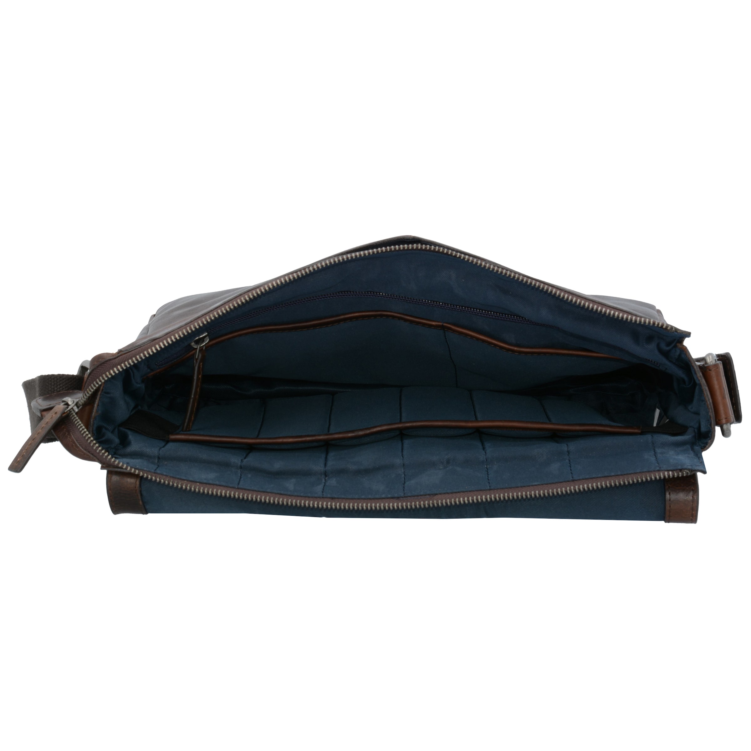 LEONHARD HEYDEN Document Bag 'Roma' in Brown