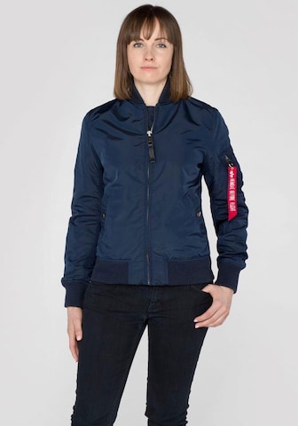 ALPHA INDUSTRIES Jacke in Blau: predná strana