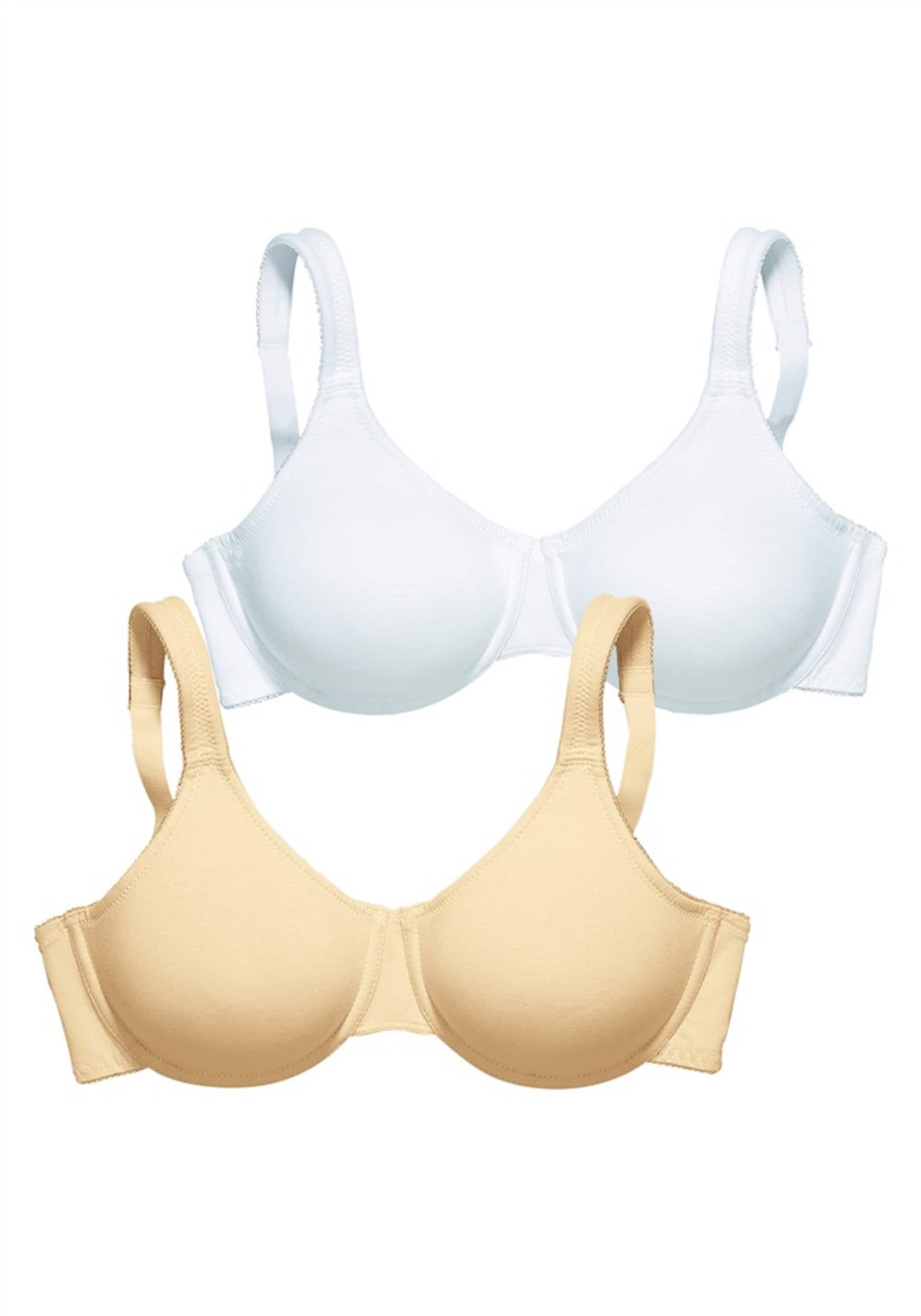 PETITE FLEUR - Clásico Sujetador reductor en beige: frente