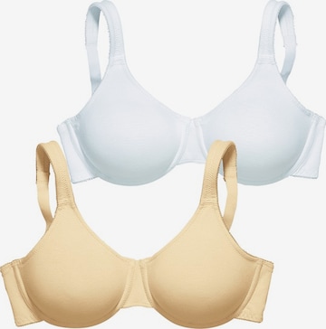 PETITE FLEUR T-Shirt Minimizer-BH (2 Stück) in Beige: predná strana