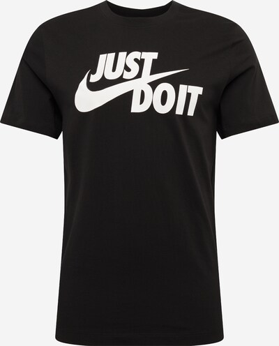fekete / fehér Nike Sportswear Póló 'Swoosh', Termék nézet