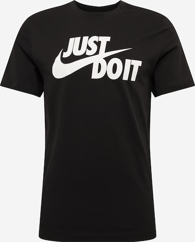 Nike Sportswear Μπλουζάκι 'Swoosh' σε μαύρο / λευκό, Άποψη προϊόντος