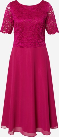 Robe de cocktail Vera Mont en rose : devant