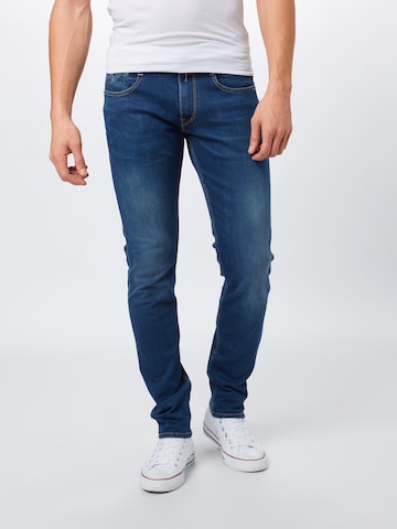 REPLAY Slimfit Jeans 'Anbass' i blå: forside