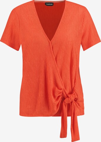 TAIFUN Shirt in Oranje: voorkant