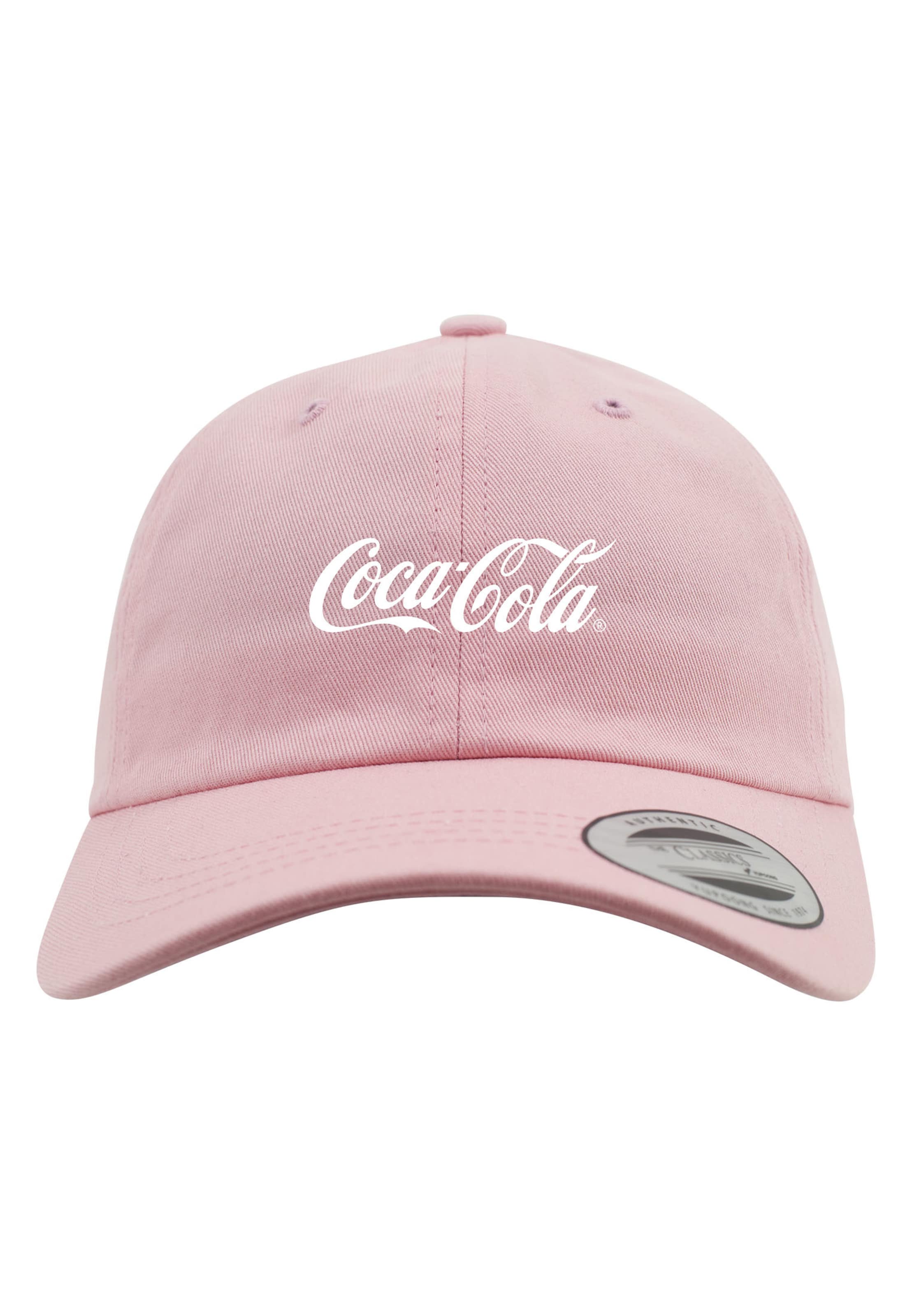 Casquette 'Coca Cola' Mister Tee en rose : devant