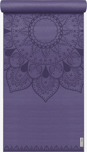 YOGISTAR.COM Yogamatte 'Basic Art Collection Harmonic Mandala' in aubergine / dunkellila, Produktansicht