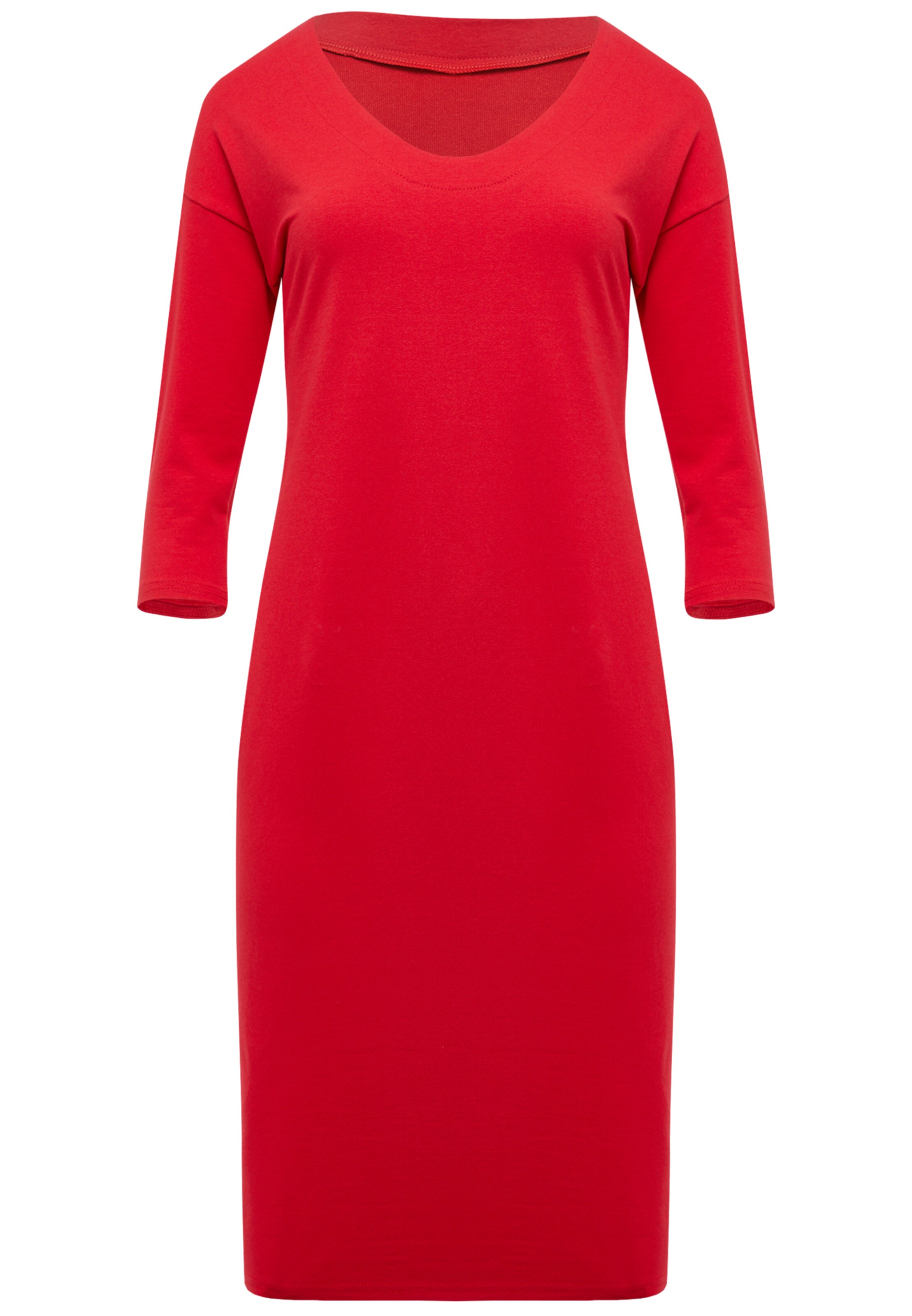 Usha - Jurk in de kleur Rood