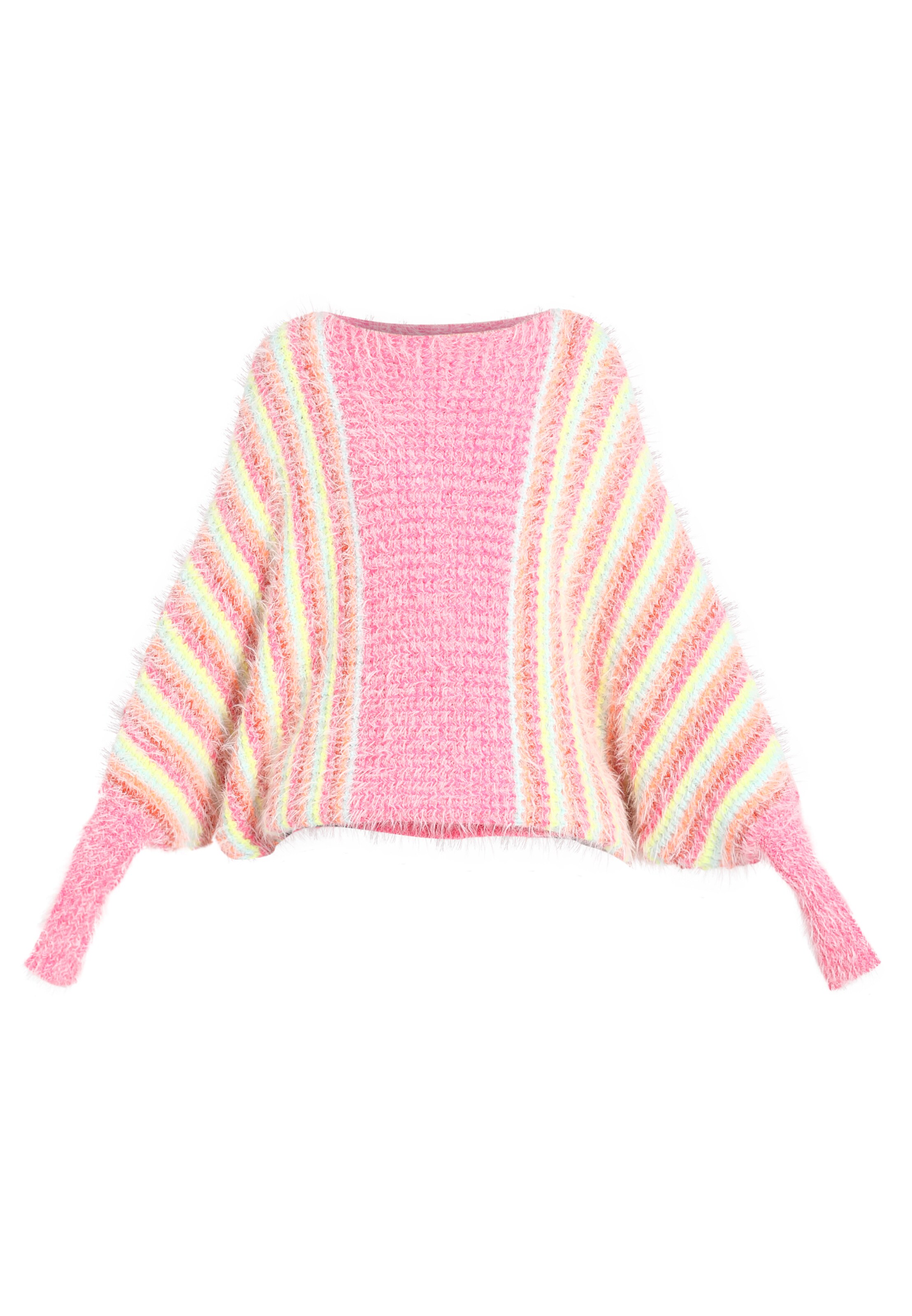 MYMO - Oversized trui in de kleur Lichtblauw