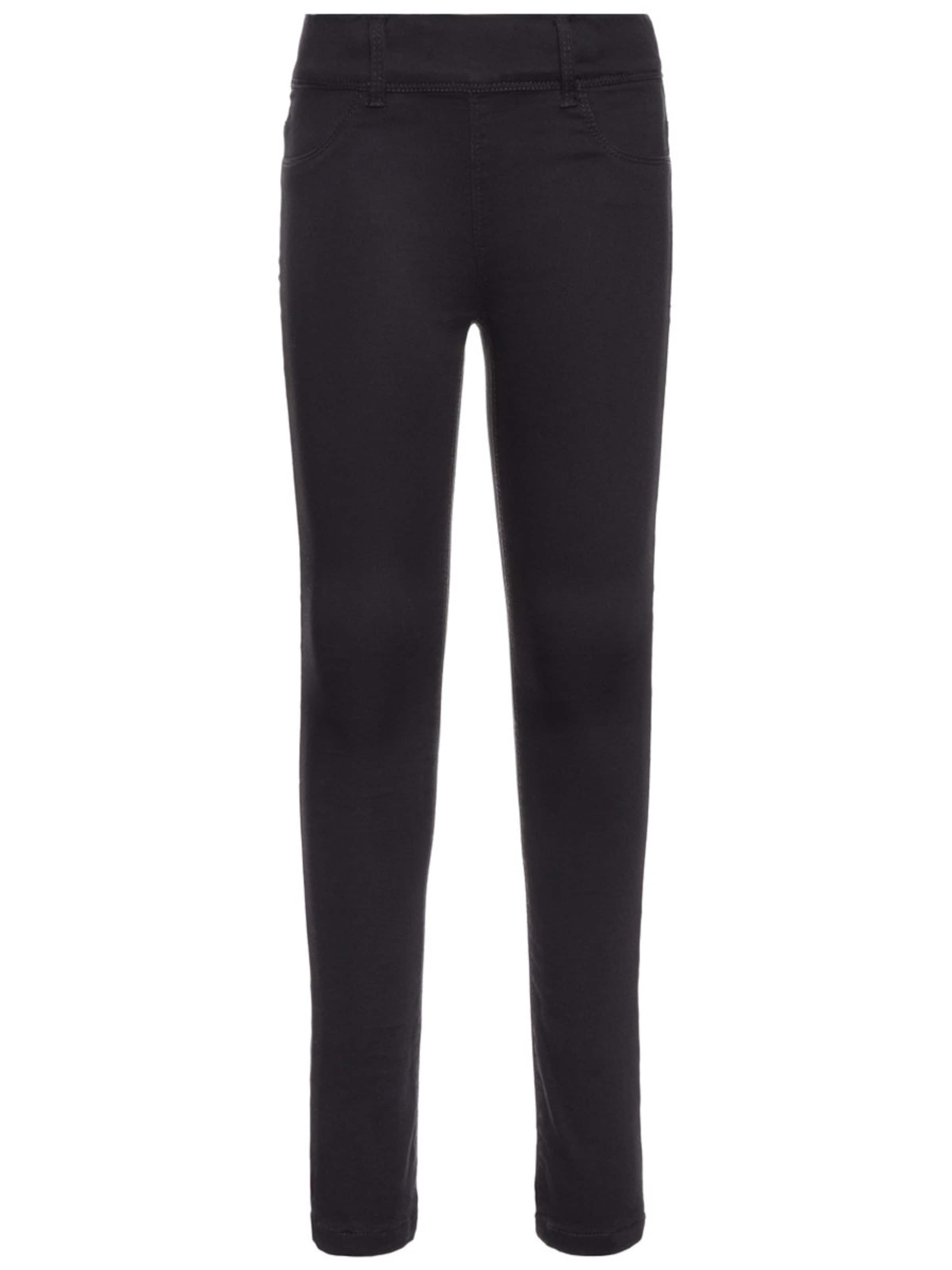 NAME IT Skinny Leggings 'Tinna' in Black: front