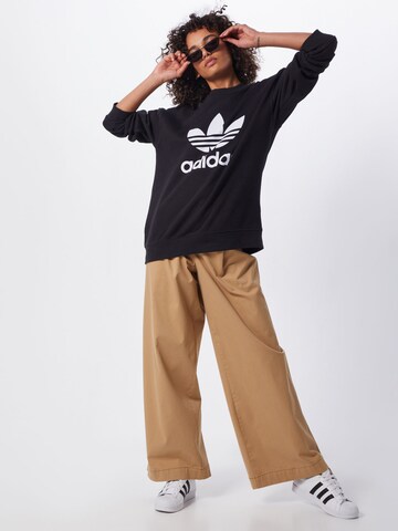 Sweat-shirt 'Trefoil' ADIDAS ORIGINALS en noir