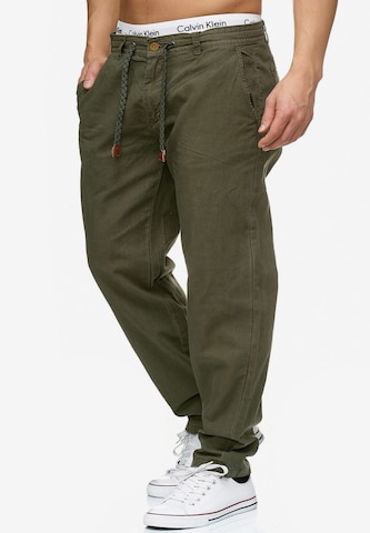 INDICODE JEANS Regular Broek 'Veneto' in Groen