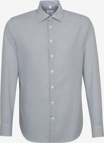 SEIDENSTICKER Slim fit Business Shirt in Grey: front