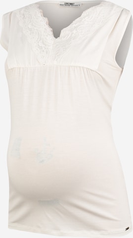 LOVE2WAIT - Top en blanco: frente