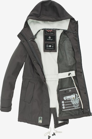 MARIKOO Raincoat 'Zimtzicke' in Grey