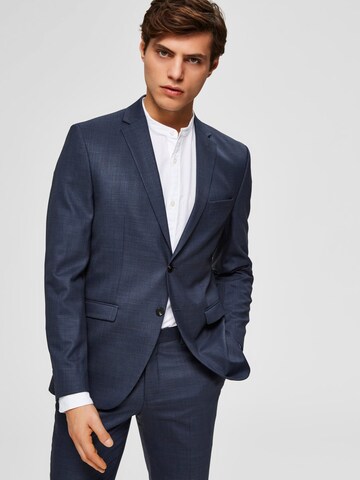 Coupe slim Veste de costume SELECTED HOMME en bleu