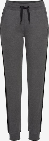 BENCH Tapered Pajama Pants in Grey: front