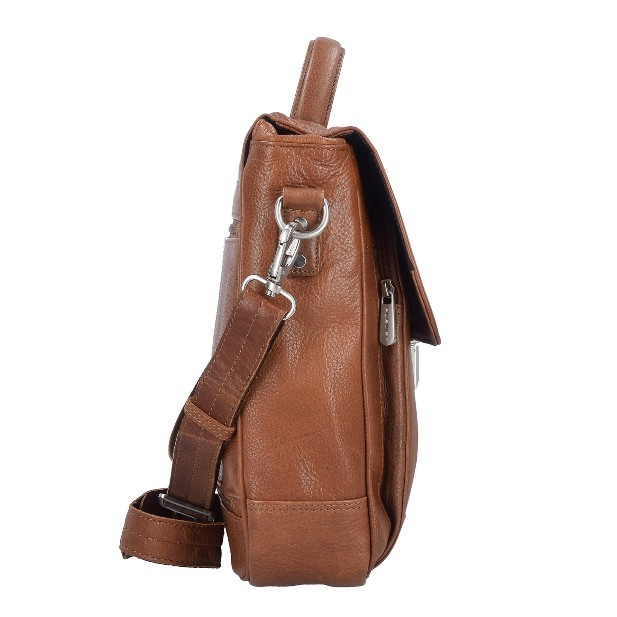 Plevier Document Bag in Brown