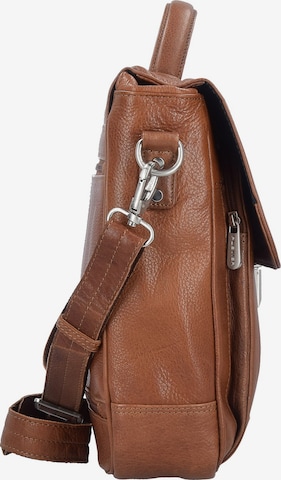 Plevier Document Bag in Brown