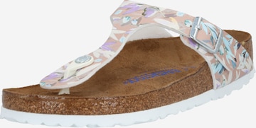 BIRKENSTOCK Žabky 'Gizeh' – béžová: přední strana