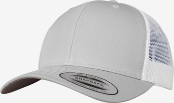 Cappello da baseball 'Retro' di Flexfit in argento: frontale