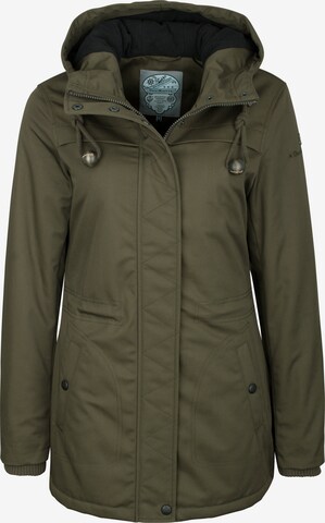 DREIMASTER Winter Jacket in Green: front